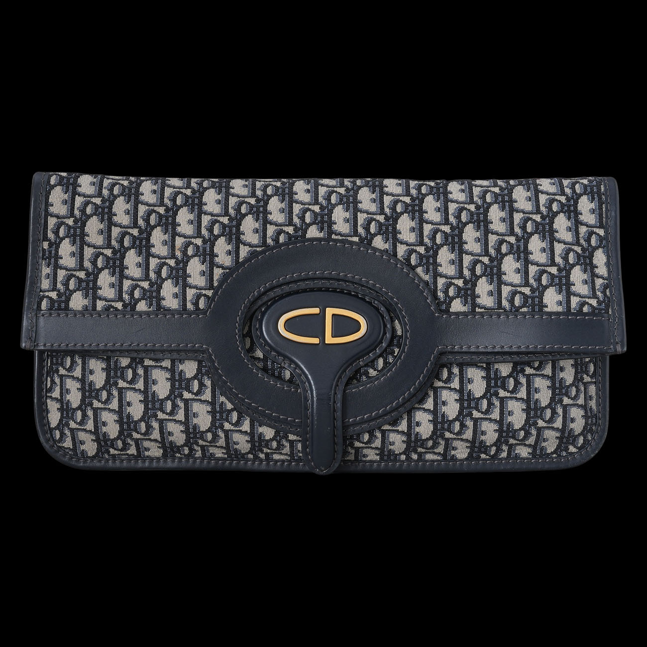CHRISTIAN DIOR(USED)디올 오블리크 폴딩 클러치